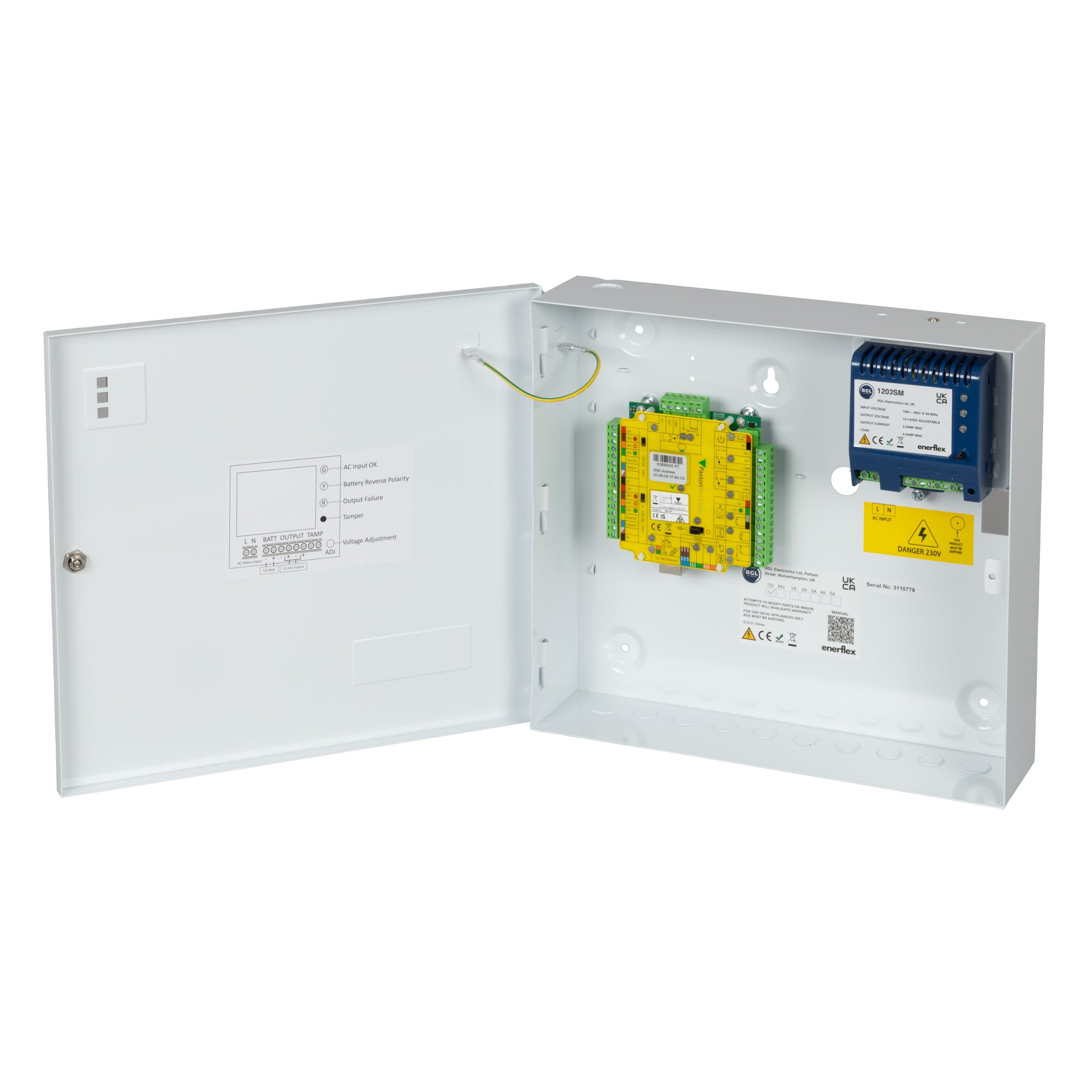 13.8V 3Amp, Din Rail Mountable PSU, Fits Any Board/Acu Or 3Rd Party , Inc 1ACCESS-12