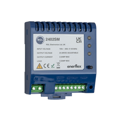 RGL 2401SM 27.6V DC 1A DIN rail PSU module