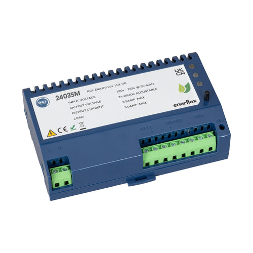 RGL 2403SM 27.6V DC 3A DIN rail PSU module