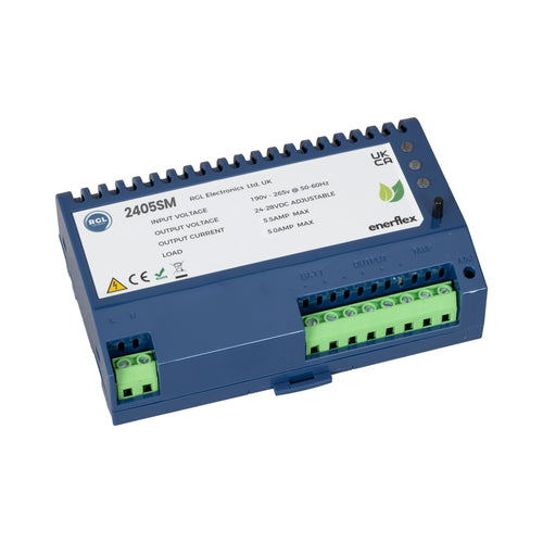 RGL 2405SM 27.6V DC 5A DIN rail PSU module