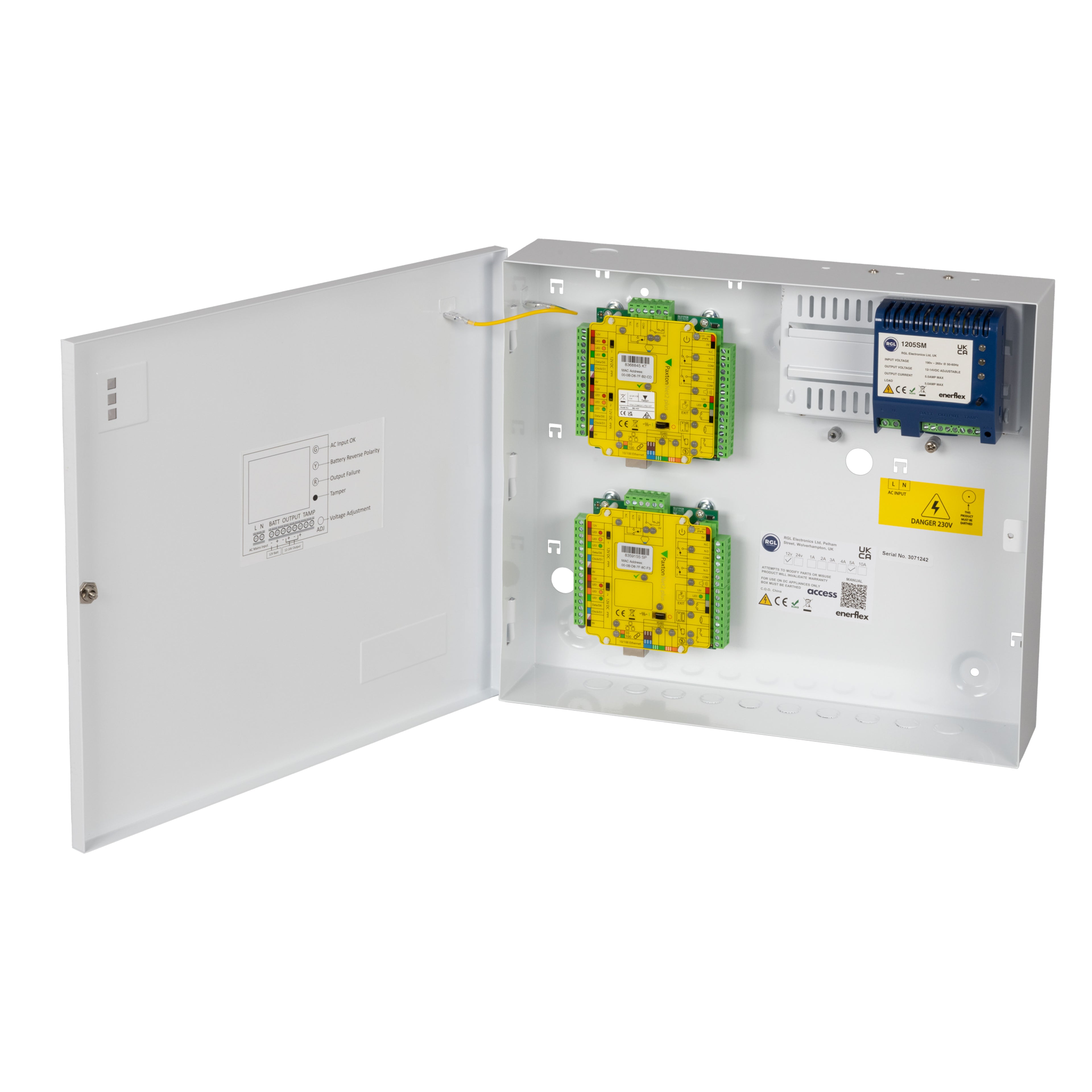 13.8V 5Amp, Din Rail Mountable PSU, Fits Any Board/Acu Or 3Rd Party , Inc 2ACCESS-12