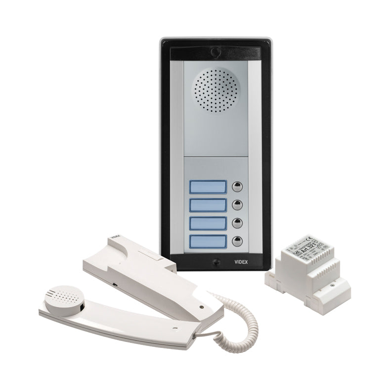 Videx 8K Series Surface Audio Intercom Kit | (2–6 Way)