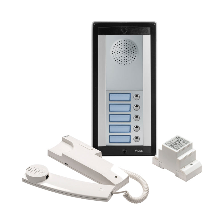 Videx 8K Series Surface Audio Intercom Kit | (2–6 Way)