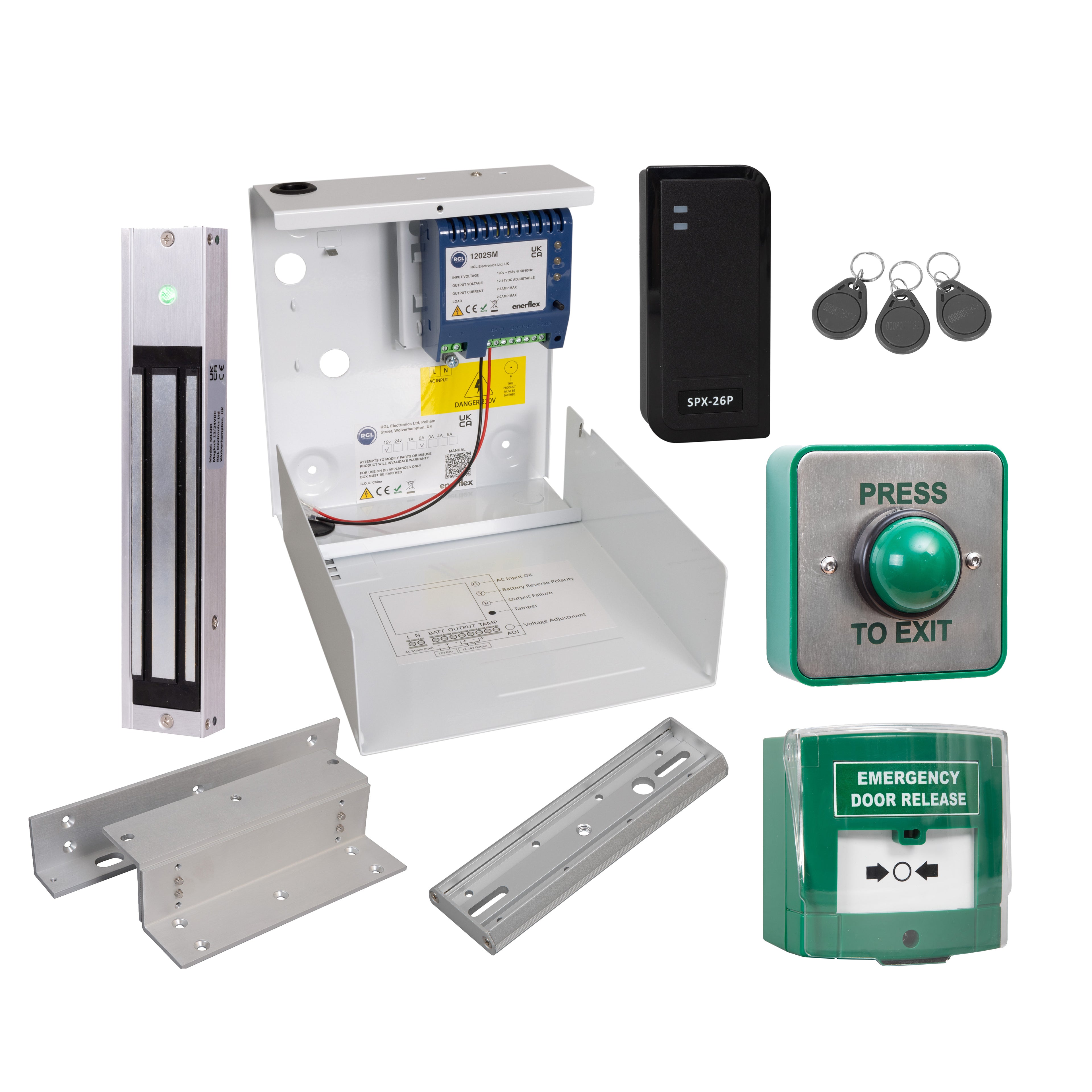 Complete Access Control Kit - Spx2000 (1201Sm-1, Spx26-P), Ml600, Bk600Zl, Ah600 ACKIT-SPXFIRE