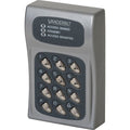 A gray electronic access control keypad with a Vanderbilt brand label and a 12-button numeric keypad, shown on a plain white background. ARCE Act10 Keypad