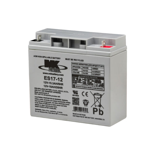 12v - 17Ah Lead Acid Battery - 181 X 76 X 167 (mm) Bat17-12