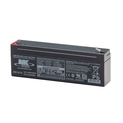 12v - 2.3Ah Lead Acid Battery - 178 X 34 X 60 (mm) Bat2-12