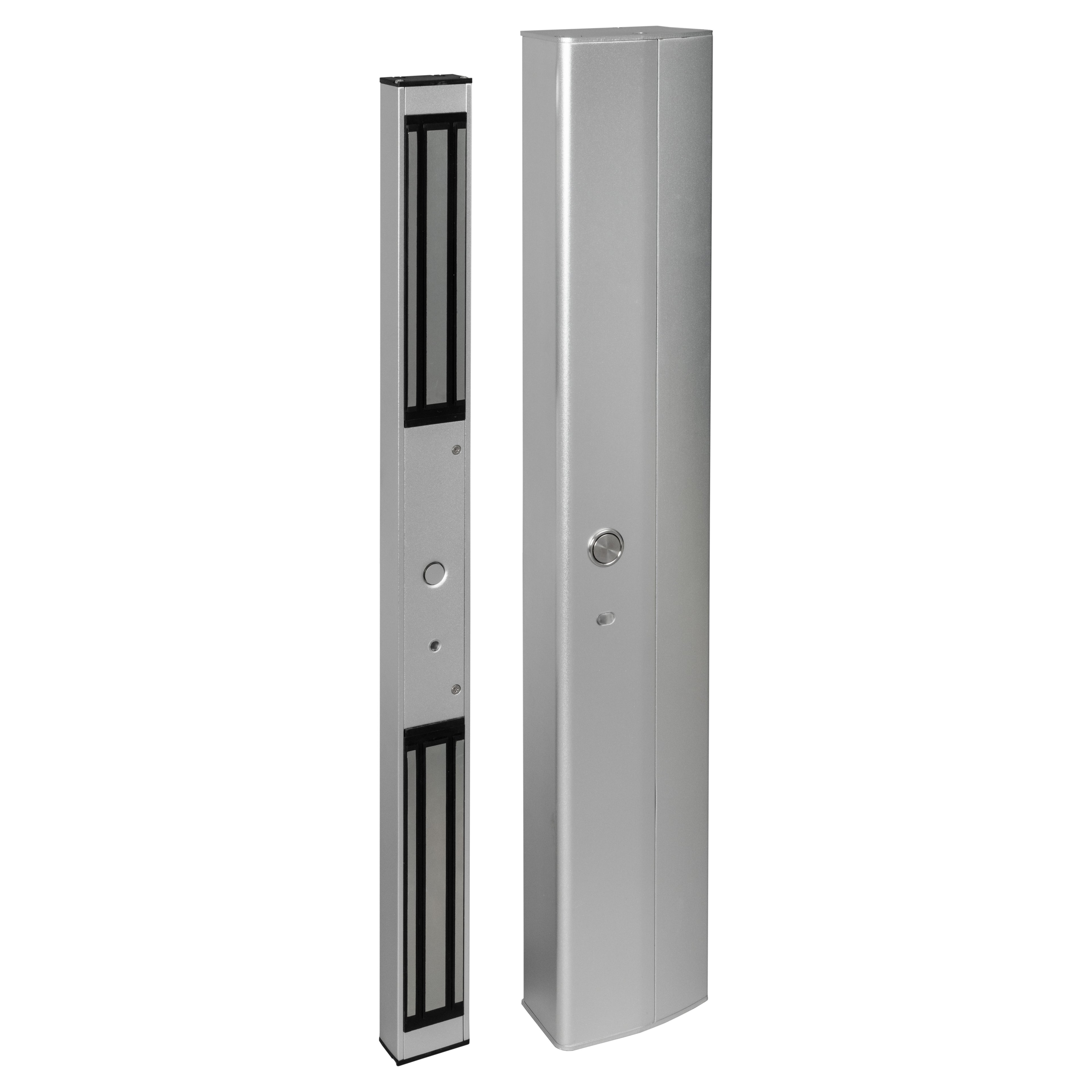 Slimline Magnetic Lock With Aluminium Cover Housing With Release Buttontton, Offeri DHM600-60