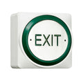 large plastic white exit push plate