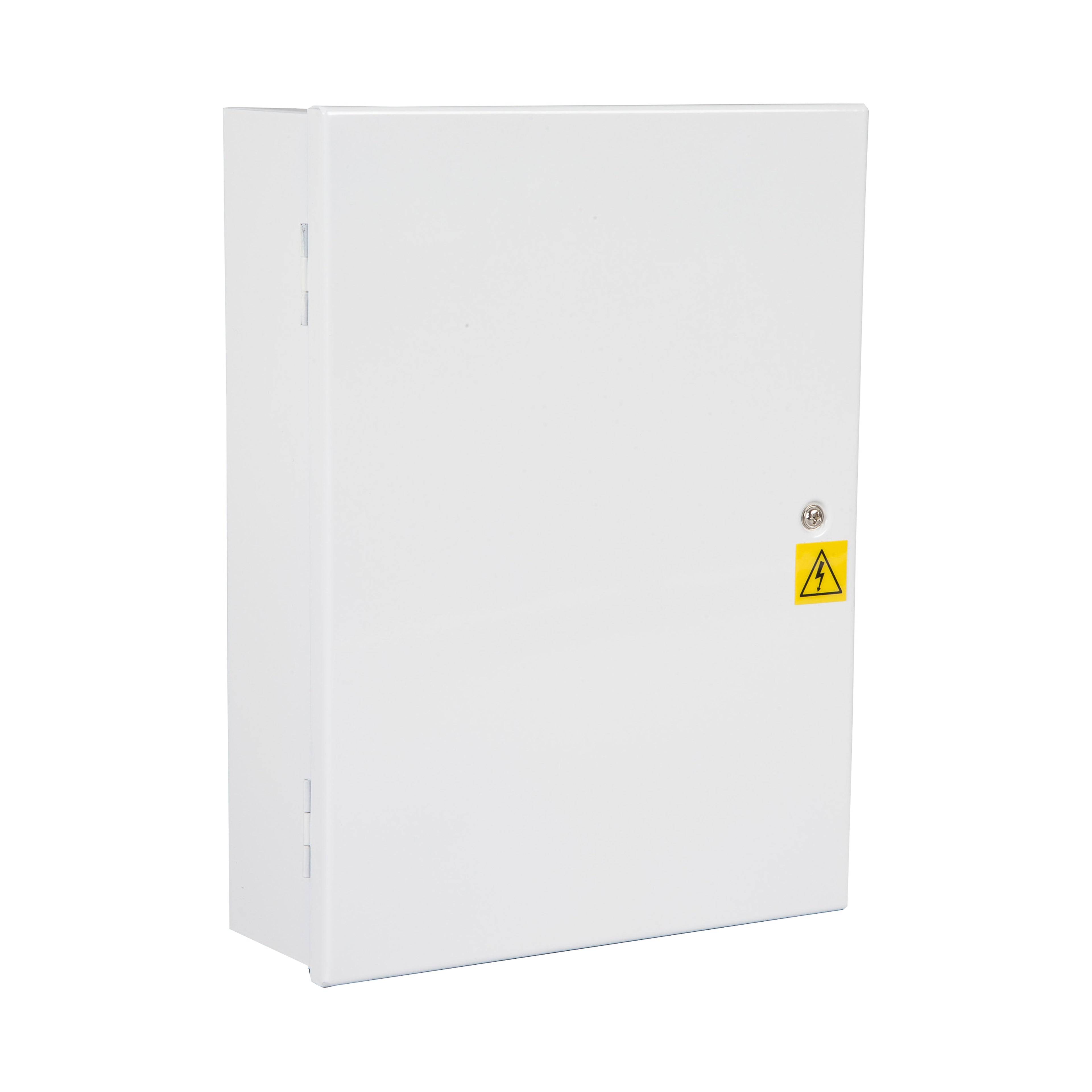 Empty Mild Steel Box In White Finish Emb