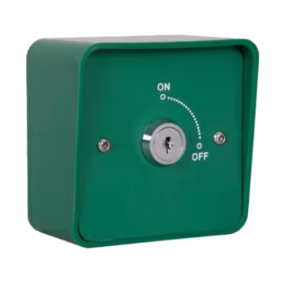 Green On/Off Single Pole Keyswitch | G-Ks1-A126