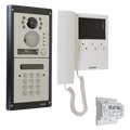 Videx CVKC4KS 4000 Series surface-mounted video intercom kit with coded-access keypad