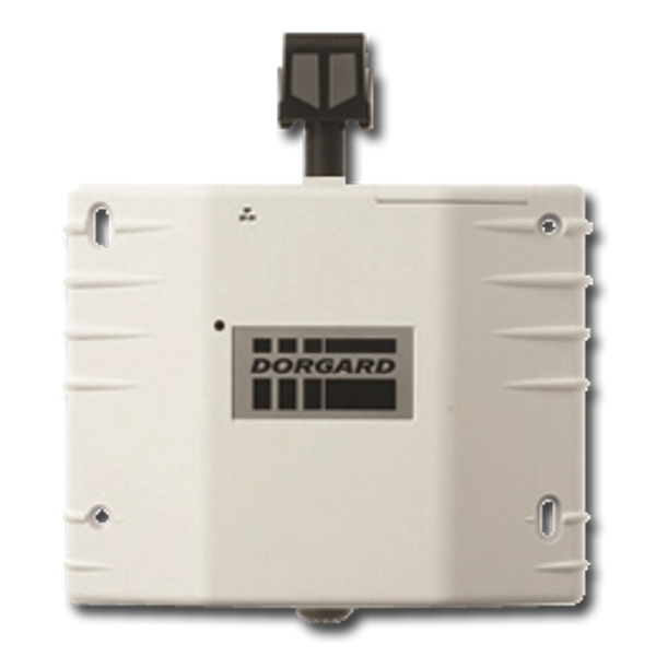 Fireco Dorgard DG2000 fire door hold-open device in white