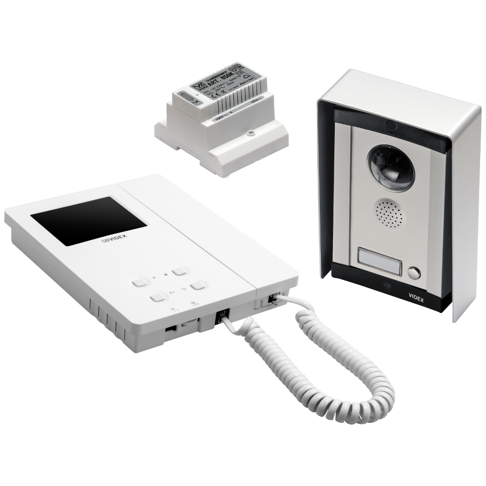 Videx CVK8KS 8000 Series one-way surface-mounted colour video intercom kit