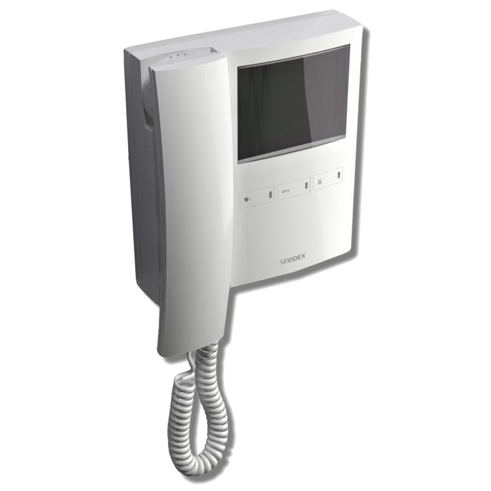 Videx 3656 colour video intercom handset with 3.5-inch screen