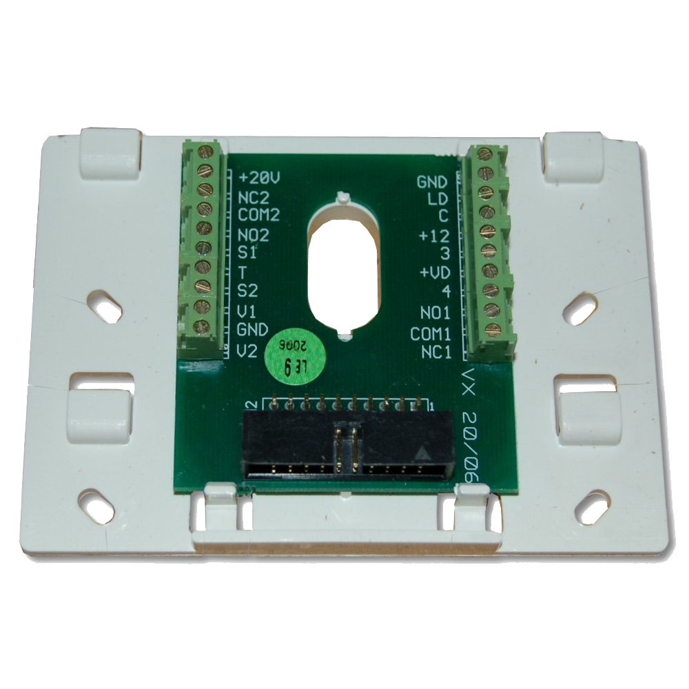 Videx 5980 wall mounting plate with connection PCB for 3600 and 5000 Series monitors