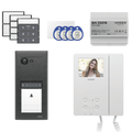 Videx ERAKIT23B6286 ERA gun metal grey video intercom kit with 3.5-inch colour videophone with handset