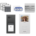 Videx ERAKIT23B6388 ERA gun metal grey video intercom kit with 3.5-inch hands-free colour video monitor