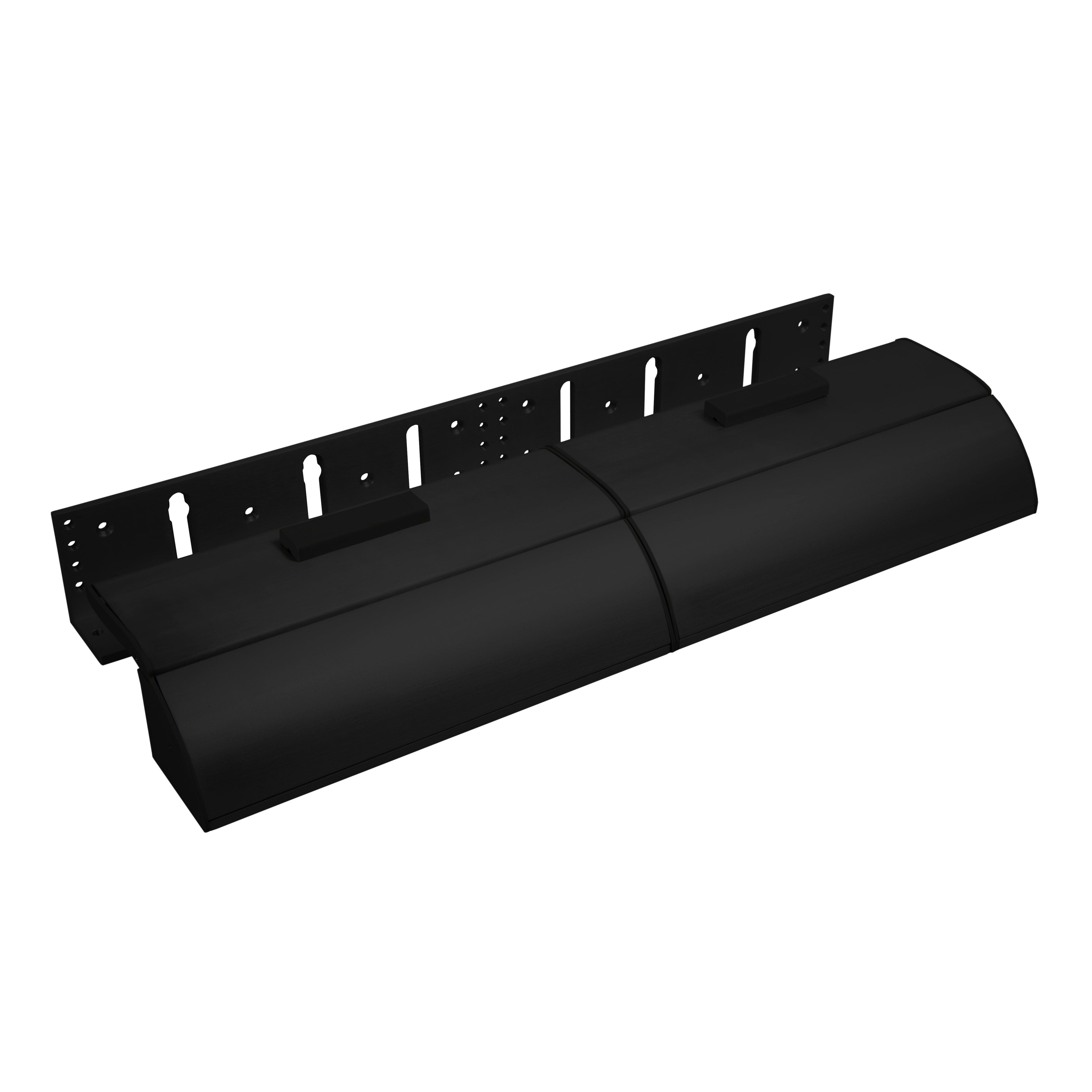 Matt Black Architectural Double Z & L Bracket With Cover Plates And Different Ar MBK-BK1200-D-FL/AB