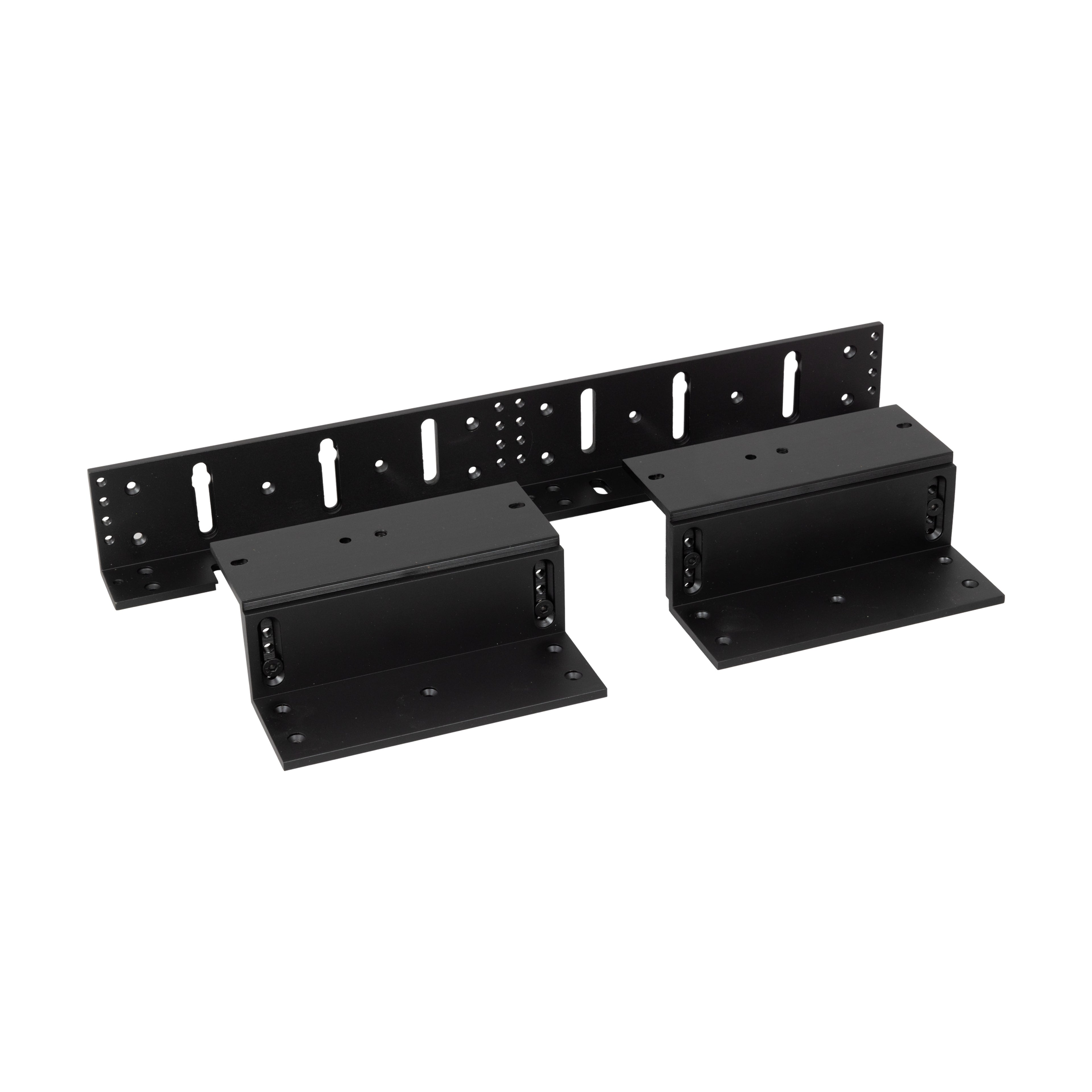 Matt Black Double Zl Bracket For Use With The Ml1200 Double Range Of Maglocks Wi MBK-BK1200-D-ZL