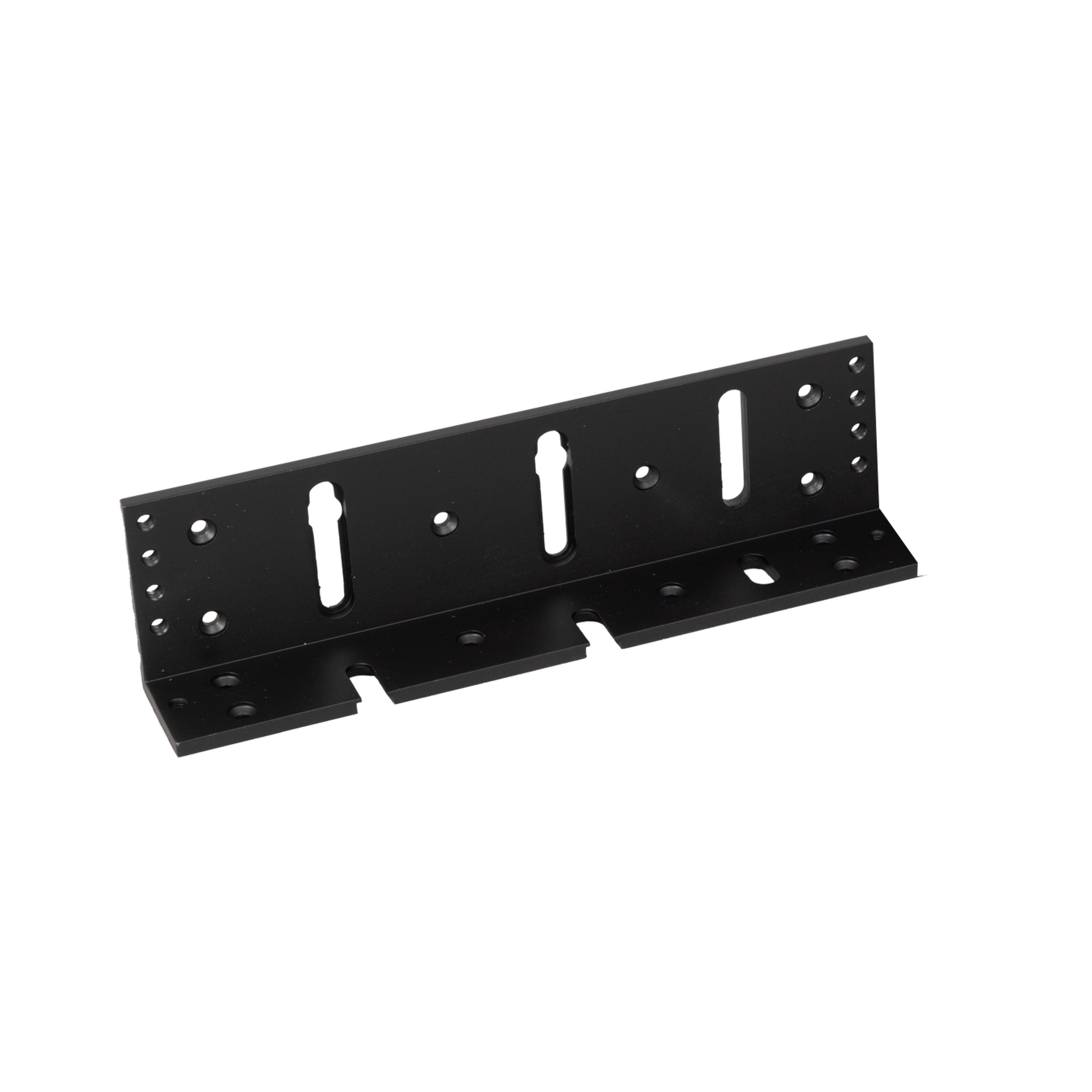 Matt Black Adjustable L Bracket For Use With The Ml1200 Range Of Maglocks. MBK-BK1200L