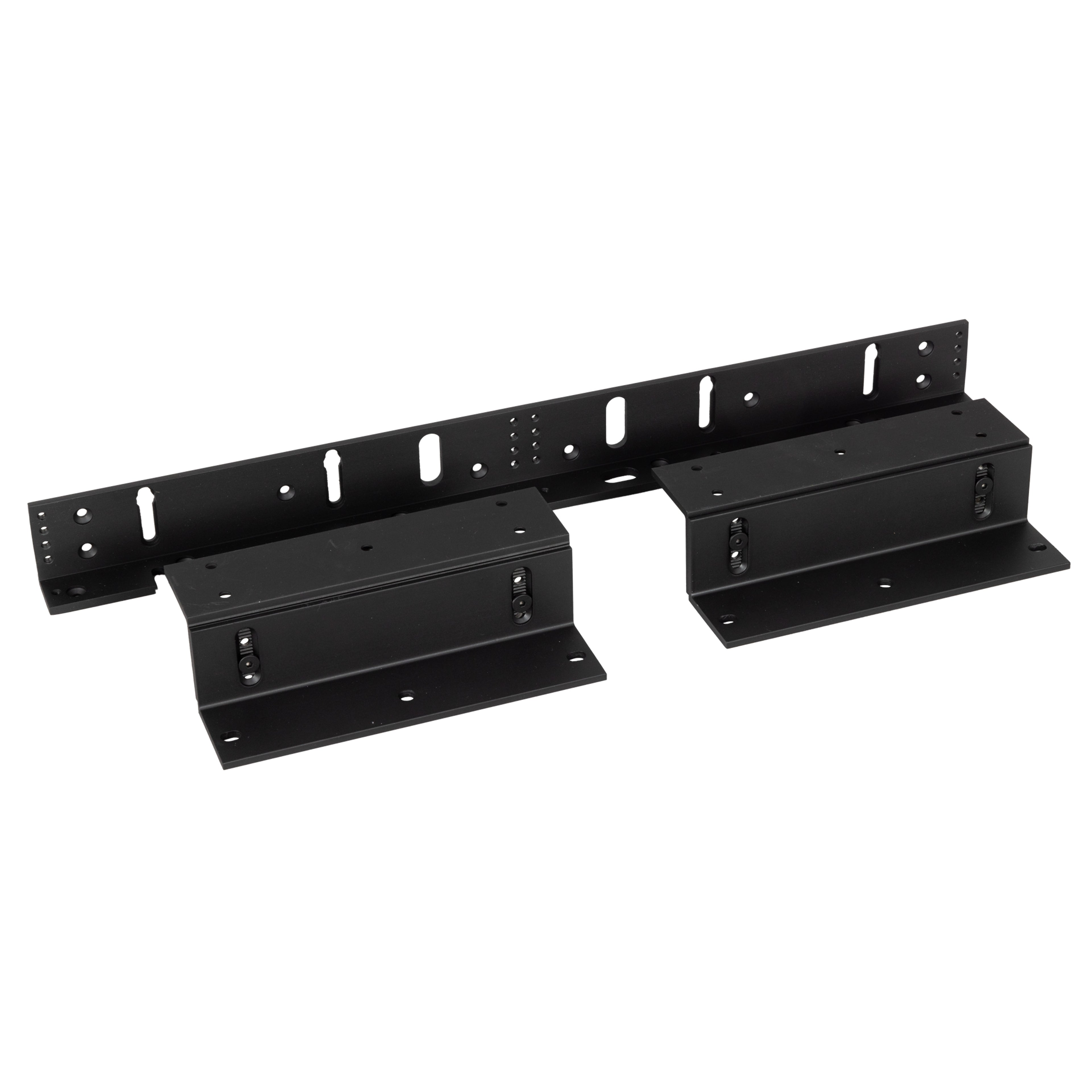 Matt Black Double Zl Bracket For Use With The Ml600 Double Range Of Maglocks Wit MBK-BK600-D-ZL