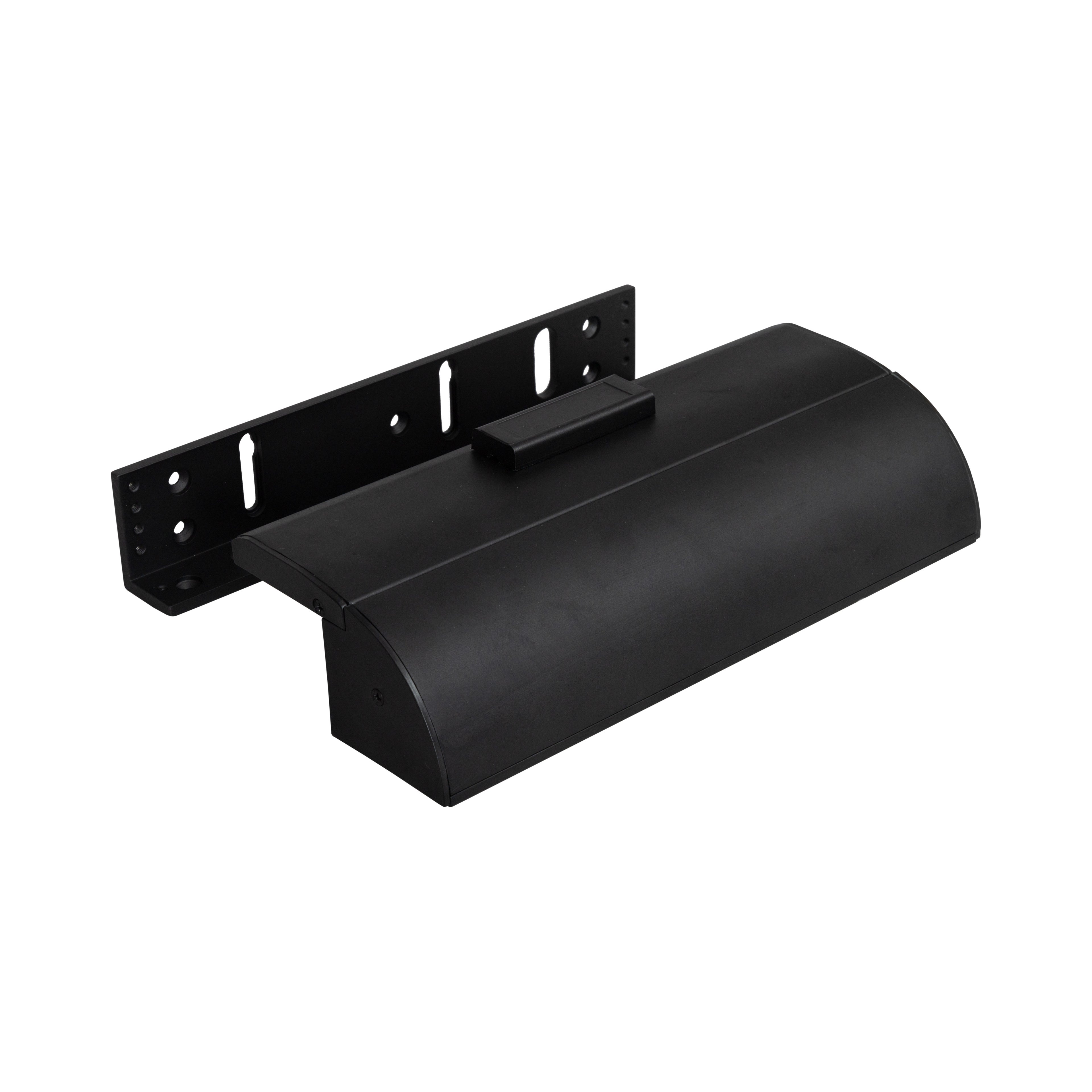 Matt Black Architectural Z & L Bracket With Cover Plates And Different Armature MBK-BK600-F-L/AB