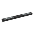 Matt Black Double Monitored Slimline Mini Magnetic Lock Offering 600 Lbs (280 K MBK-ML600-D-M