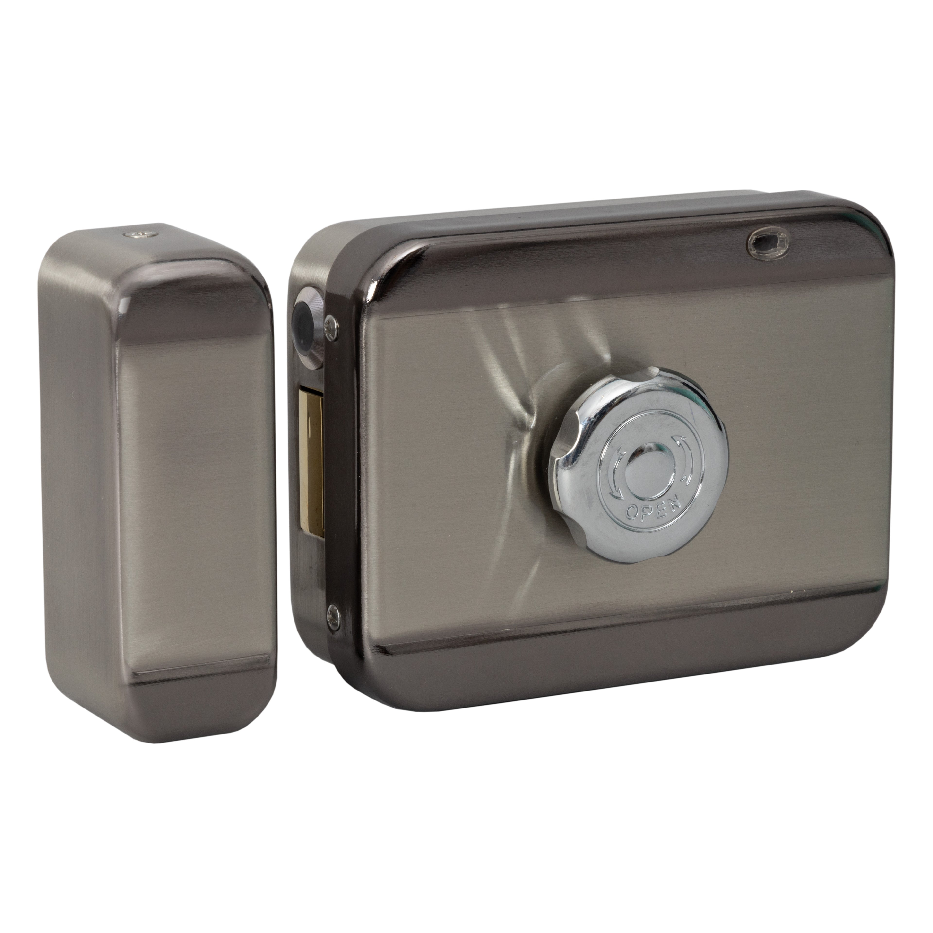 Motorised Electric Deadbolt, Can Be Released With Manual Override (Knob) Med-57K