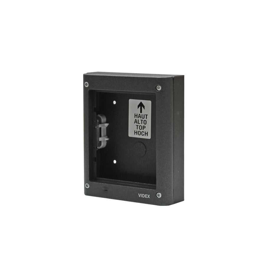 Videx 4000 Series Surface Mount Intercom Housing — 1 Module, model 4881