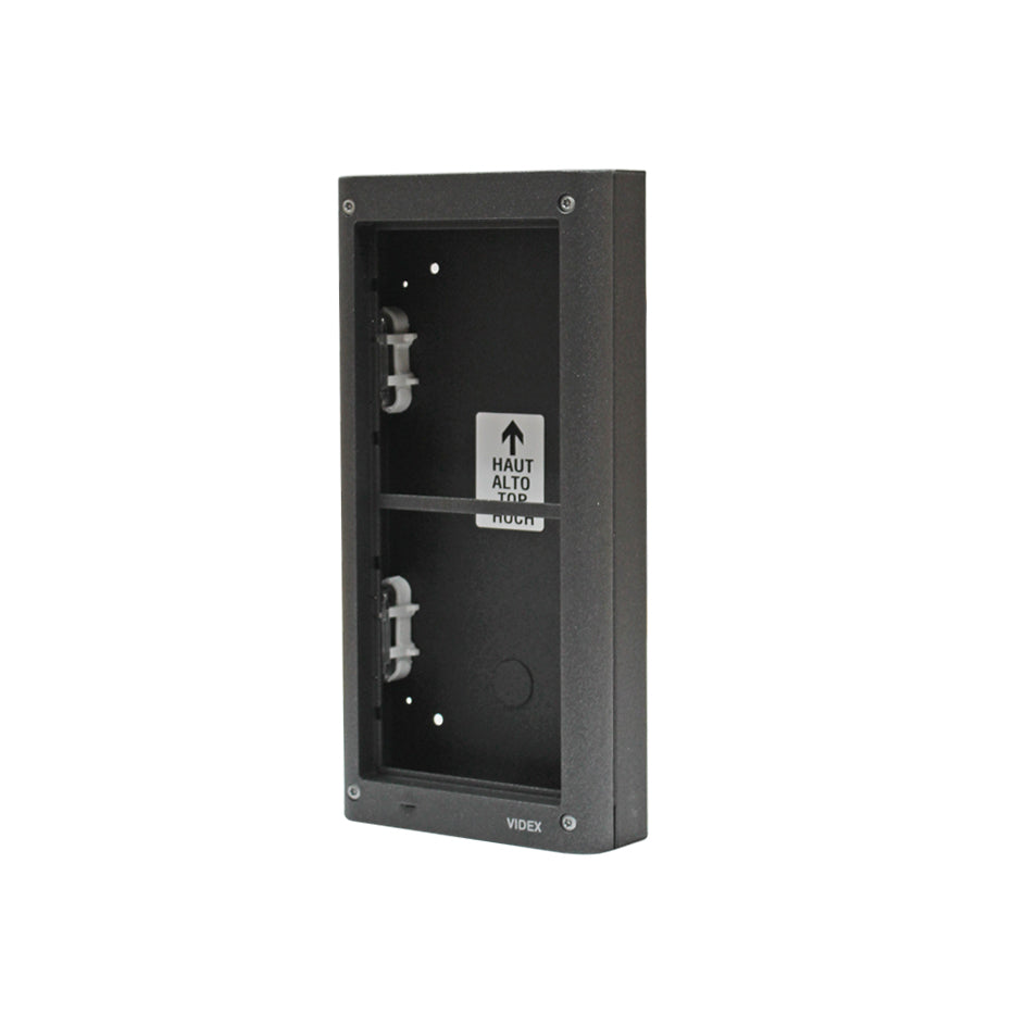 Videx 4000 Series Surface Mount Intercom Housing — 2 Modules, model 4882