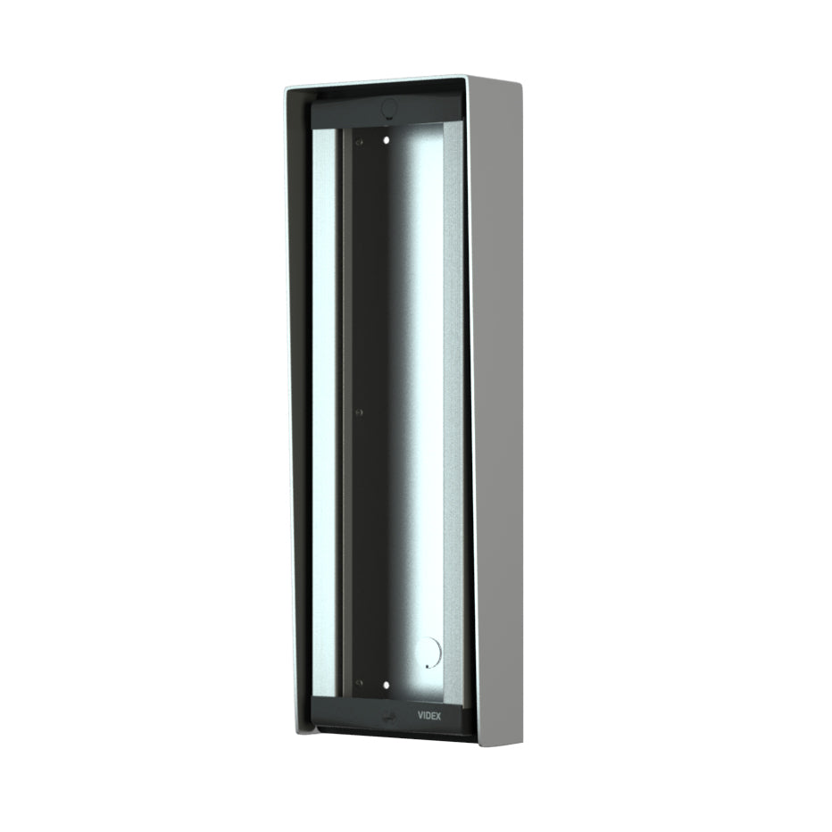Videx 8000 Series Surface Mount Intercom Housing — 3 Modules, model 8883