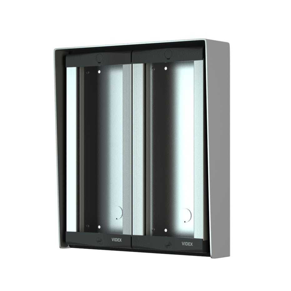 Videx 8000 Series Surface Mount Intercom Housing — 4 Modules, model 8884