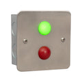 Traffic Light, Single Gang, Red & Green LED Indicator Plate, Comes Flush As Stan TLI-85