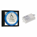 DDA Stainless Steel Push Pad Inc Transmitter & Wireless Receiver | Wl-Eblpp02/Bk